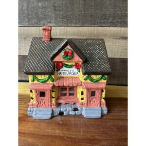 Woody's Hamburger Christmas Village Christmas Giant